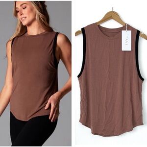 Tavi Active High Neck Muscle Tank NWT